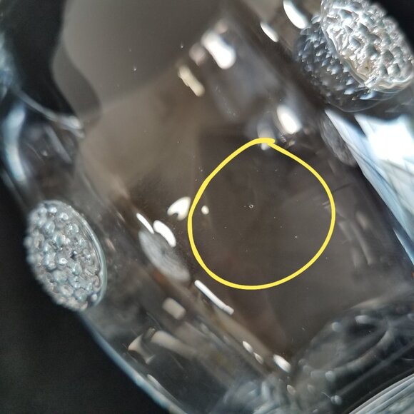 2 Juliska Cameron Double Old Fashioned Glasses READ Clear Glass 4"X4" (a) - Picture 12 of 16